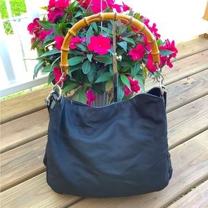 GUCCI BAMBOO handle nylon bag 🎋🎋🎋